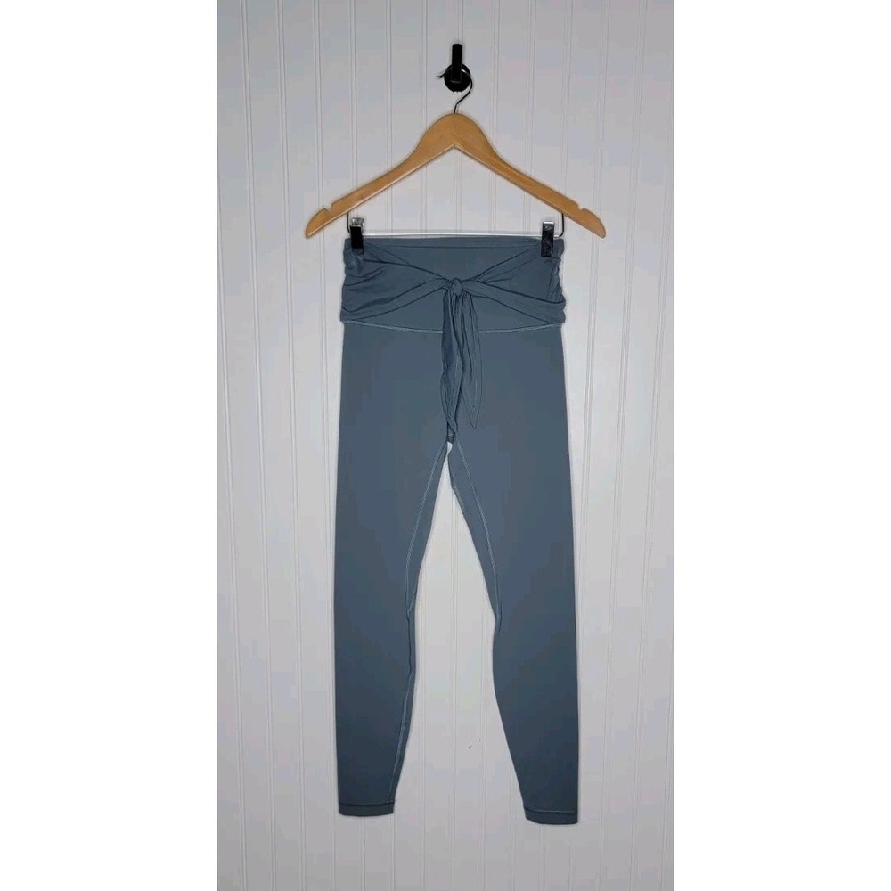 Lululemon Align Tie Waist Leggings Light Blue Women's Size 6